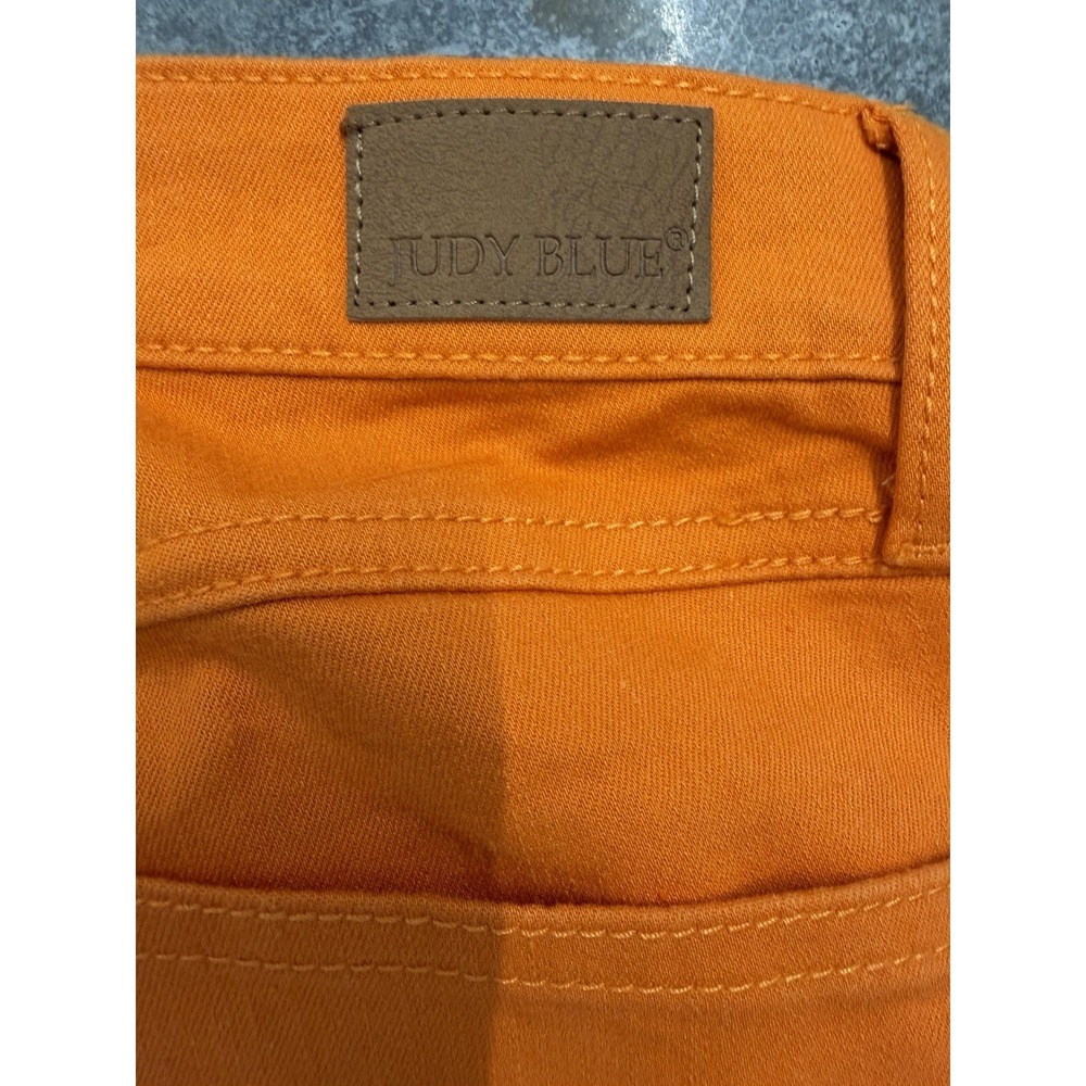 Judy Blue Super Flare Jeans Women‎ 3/26 Orange High Rise Stretch Denim - Picture 10 of 10